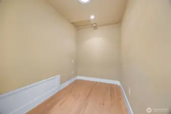 Extra space in primary, potential for additional closet