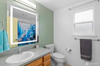 A fresh, modern bathroom designed for your comfort and convenience.