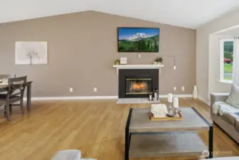 LVP Floorinig, Vaulted Ceilings, and Open Floor Plan