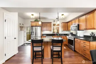 Home also features 3 zone ductless mini-split heat pump for A/C or Heat for year around comfort.