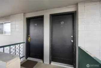 Concrete and metal walkways