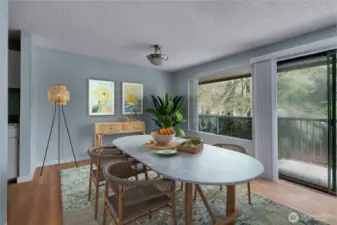 Dining area - Virtually Staged