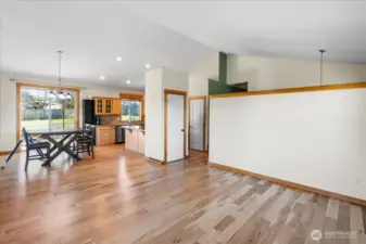 Vaulted Ceilings in main living area