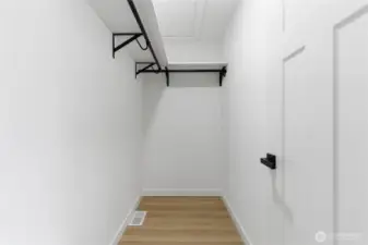 Primary walk in closet