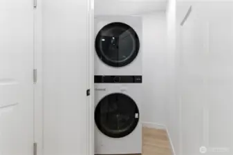 Laundry room w/ washer and dryer included