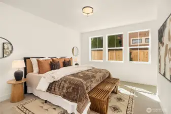 Main floor bedroom with en-suite