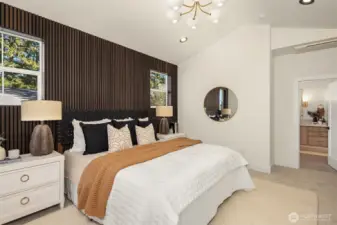 Stunning primary suite