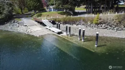 Easy access to boat launch and dock.