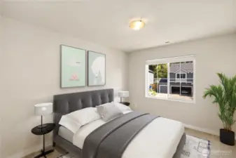 Upper bedroom                                                                                                                     virtually staged
