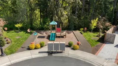It's just a short walk to the neighborhood playground.
