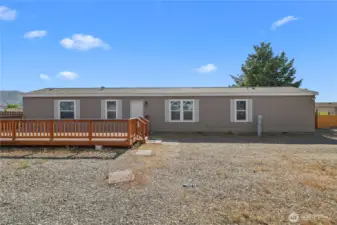 Side view of home.