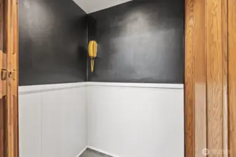Elevator with chalkboard paint for grocery and To-Do lists :)