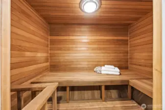 Sauna-ahhhhh!