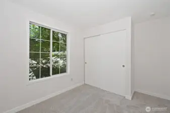 Large third bedroom with private view