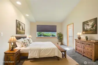 Virtually Staged Primary Bedroom