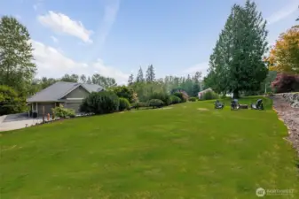 Upper lawn space to enjoy all the outdoor activities!