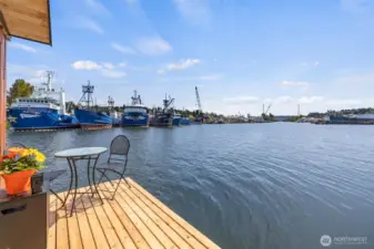 Lake Union Canal view