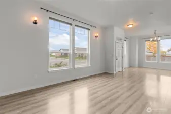 Living room looking back toward the dining area