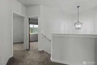 Upstairs landing with access to all the bedrooms