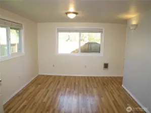 Eat-in kitchen space.