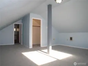 Large upstairs bedroom.