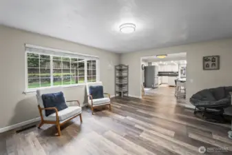 Family room just off of the kitchen. 13911 113th Ave Ct E, Puyallup, WA 98374