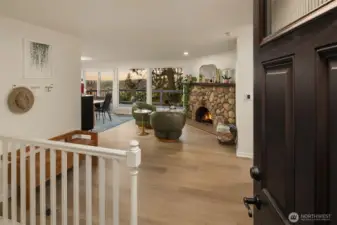 Open concept is welcoming