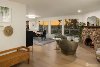 Open concept is welcoming