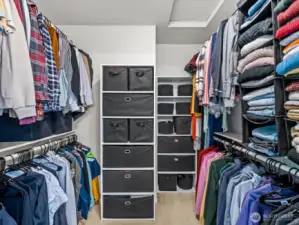 Primary bedroom closet
