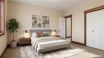 Virtual Stage second bedroom