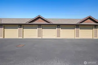 Single car garage included with automatic opener