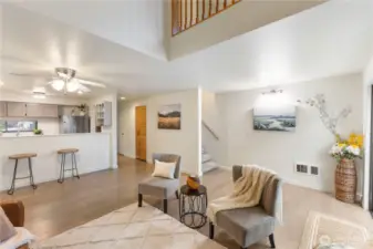Spacious, Bright open living space