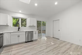 Virtually Staged Kitchen/Dining Room 3