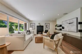 Beautiful and gracious living room.