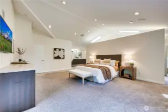 Gracious and grand in size and natural light!