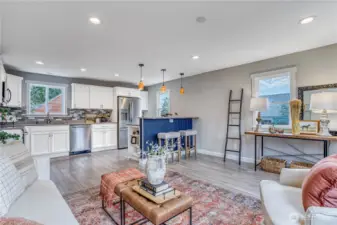 Living Room and Kitchen