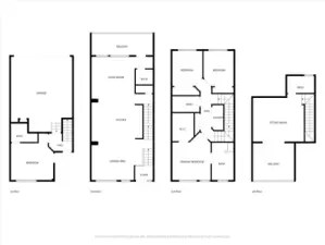 Floor plan of entire unit.