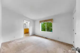 Very spacious Primary Bedroom which has its very own 3/4 Bathroom.