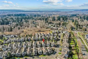 Looking west to the Puget Sound.