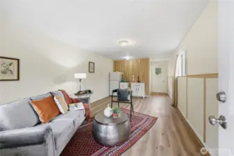 Spacious clean interior