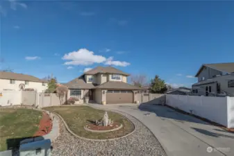 Front view of home from street