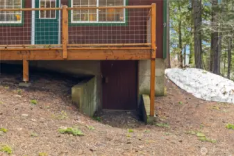 Storage under house