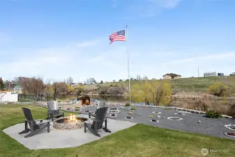 Virtually Staged Firepit