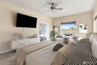 Virtually Staged-Primary Bedroom