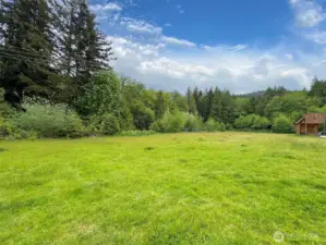 Part of the property you are buying, was a fenced horse pasture at one time.