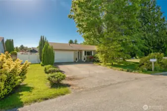 Welcome to 8459 Catalina Court, 1536 sq. ft. built in 1987. Pay attention to this area left of the driveway as you will see another picture showing the other side of the fence. It is quite a long distance and could be nice for RV parking.