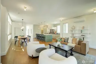View of main floor