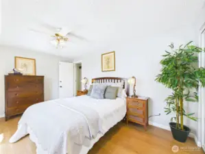Tranquil paint colors throughout the home.