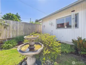 The privacy fence provides you with the protection from neighbors.