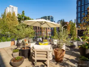 Savor views of Elliott Bay, the Olympic Mountains, and the glittering downtown skyline year-round from this incredible outdoor space.